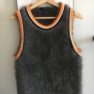 Givenchy Fur Basketball Jersey